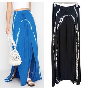 ✨NWT Long Tall Sally Black Tie Dye Maxi Skirt Flowy